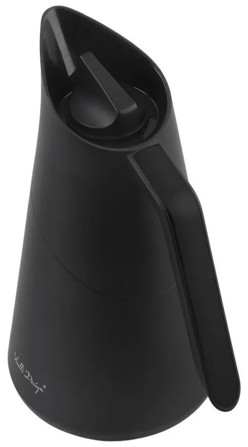 Czarny termos 1 l Soho – Vialli Design