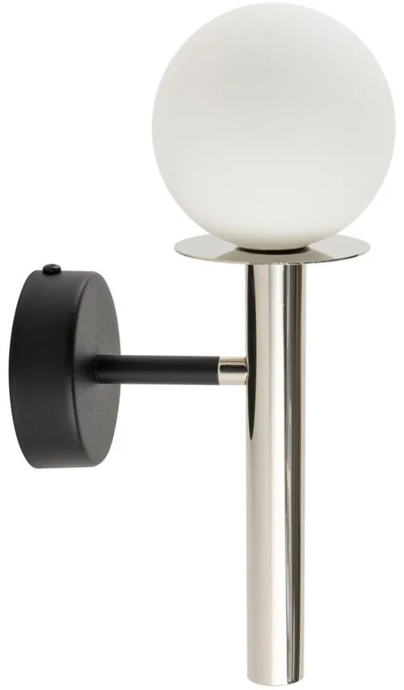 Kinkiet DAISY 1xG9/12W/230V chrom błyszczący/czarny/biały