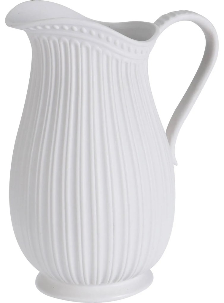 Wazon dekoracyjny z uchwytem, porcelanowy, wys. 24,3 cm