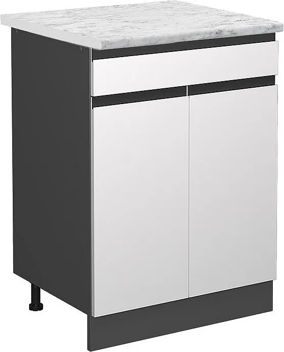 Szafka dolna do kuchni biały 60x60x81.6 r-line