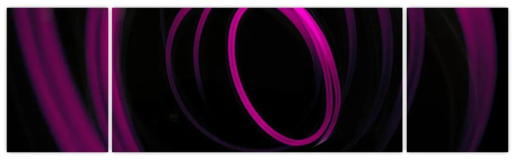 Obraz - fioletowe kresek (170x50 cm)