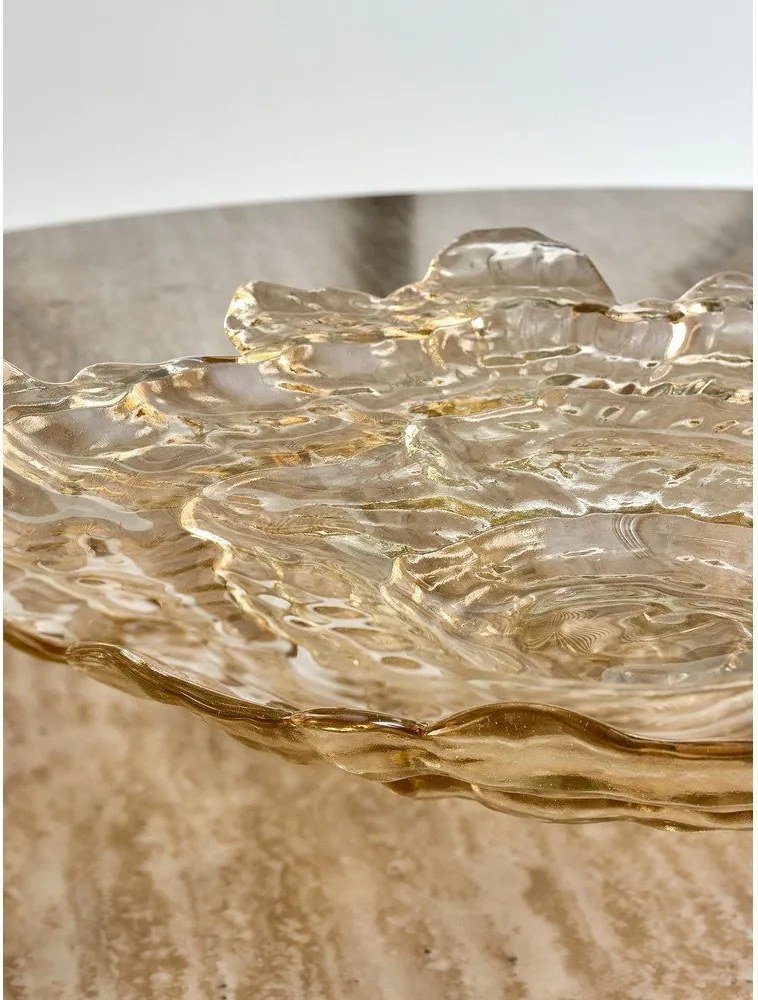 Beżowa szklana misa ø 38,5 cm Asimi – Bloomingville