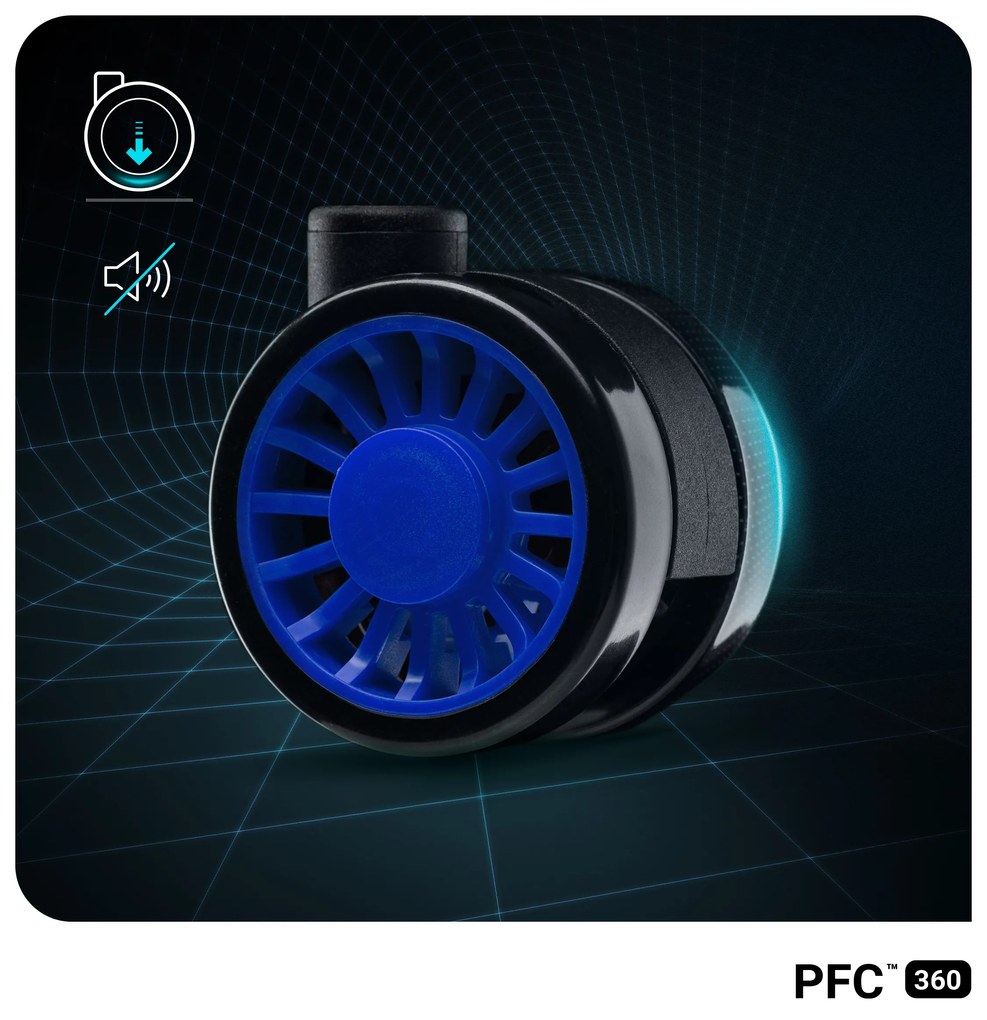 Fotel gamingowy Diablo X-Horn 2.0 Normal Size, czarno-niebieski