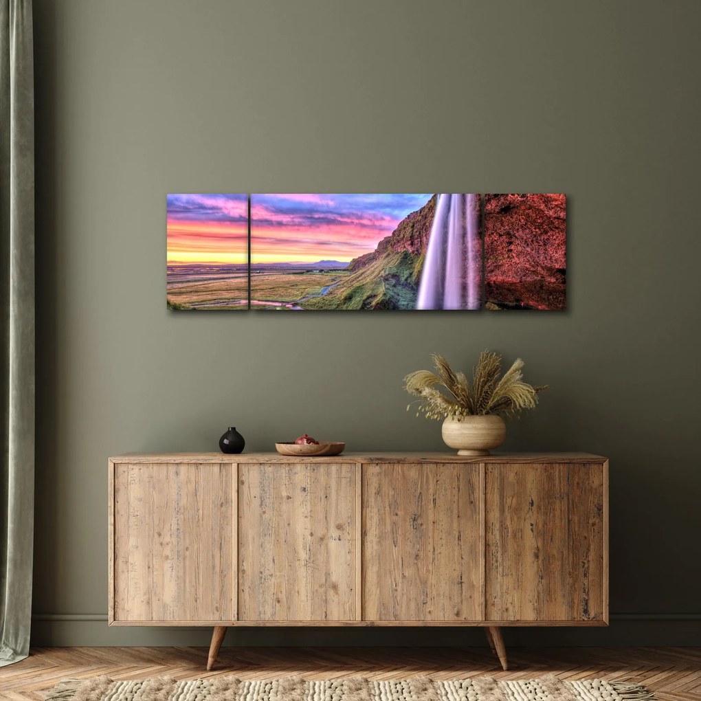 Obraz - Wodospad Seljalandsfoss (170x50 cm)