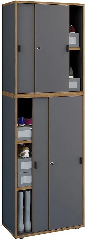 Drzwi przesuwne szafki biurowej Salia 5px B60