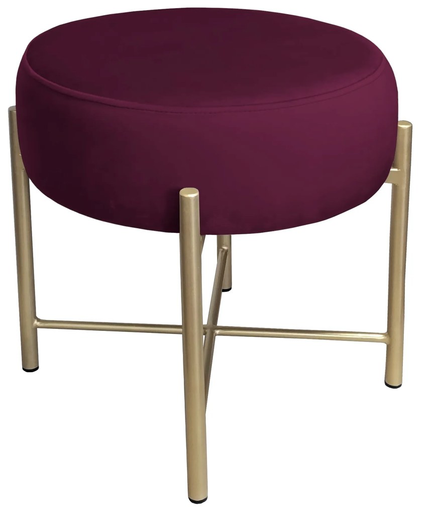 Taboret Pola noga metalowa złota MG02