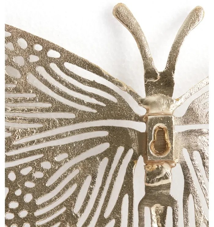 Metalowa dekoracja ścienna 41x23 cm Butterfly – Light &amp; Living