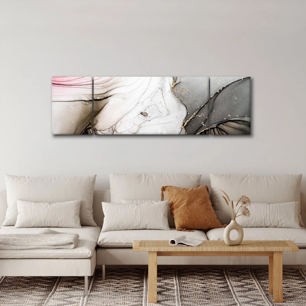 Obraz - Atrament marmurkowy (170x50 cm)