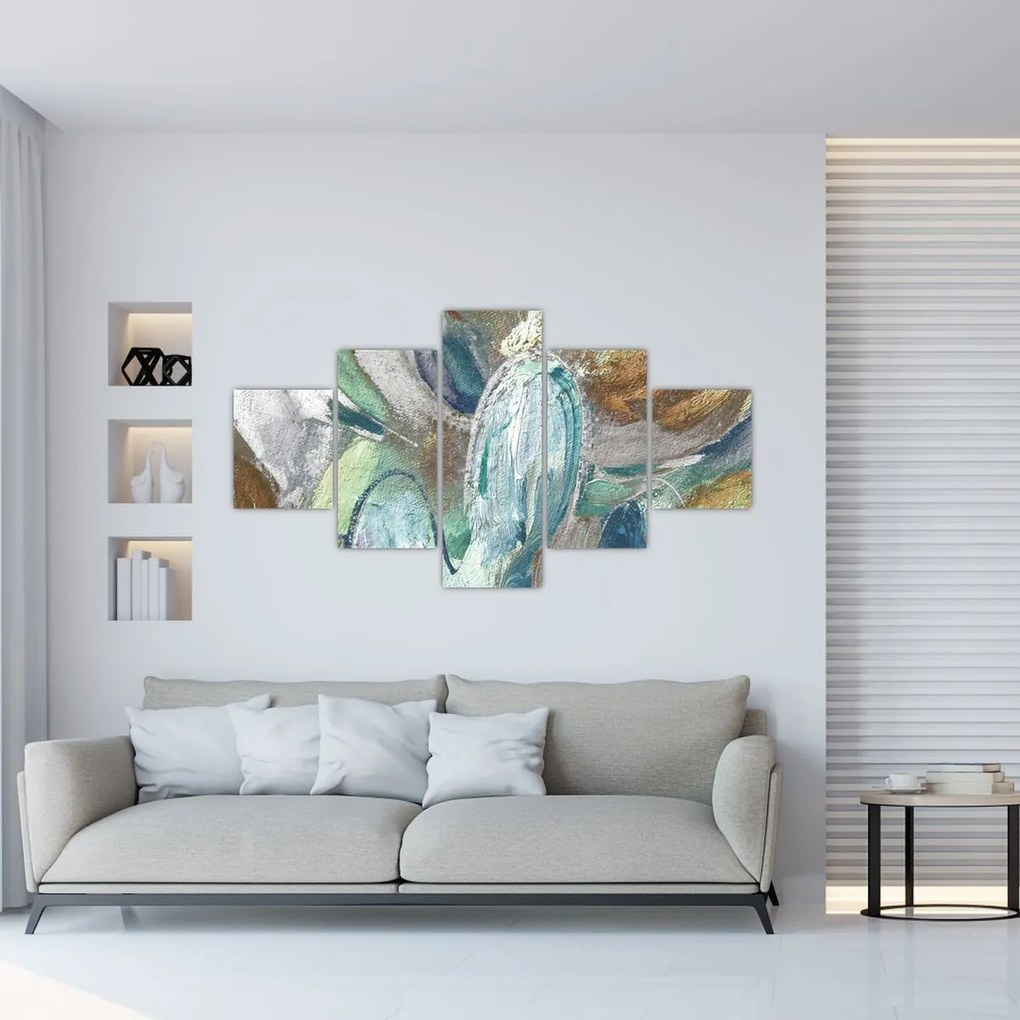 Obraz - Abstrakcyjny obraz postaci (125x70 cm)