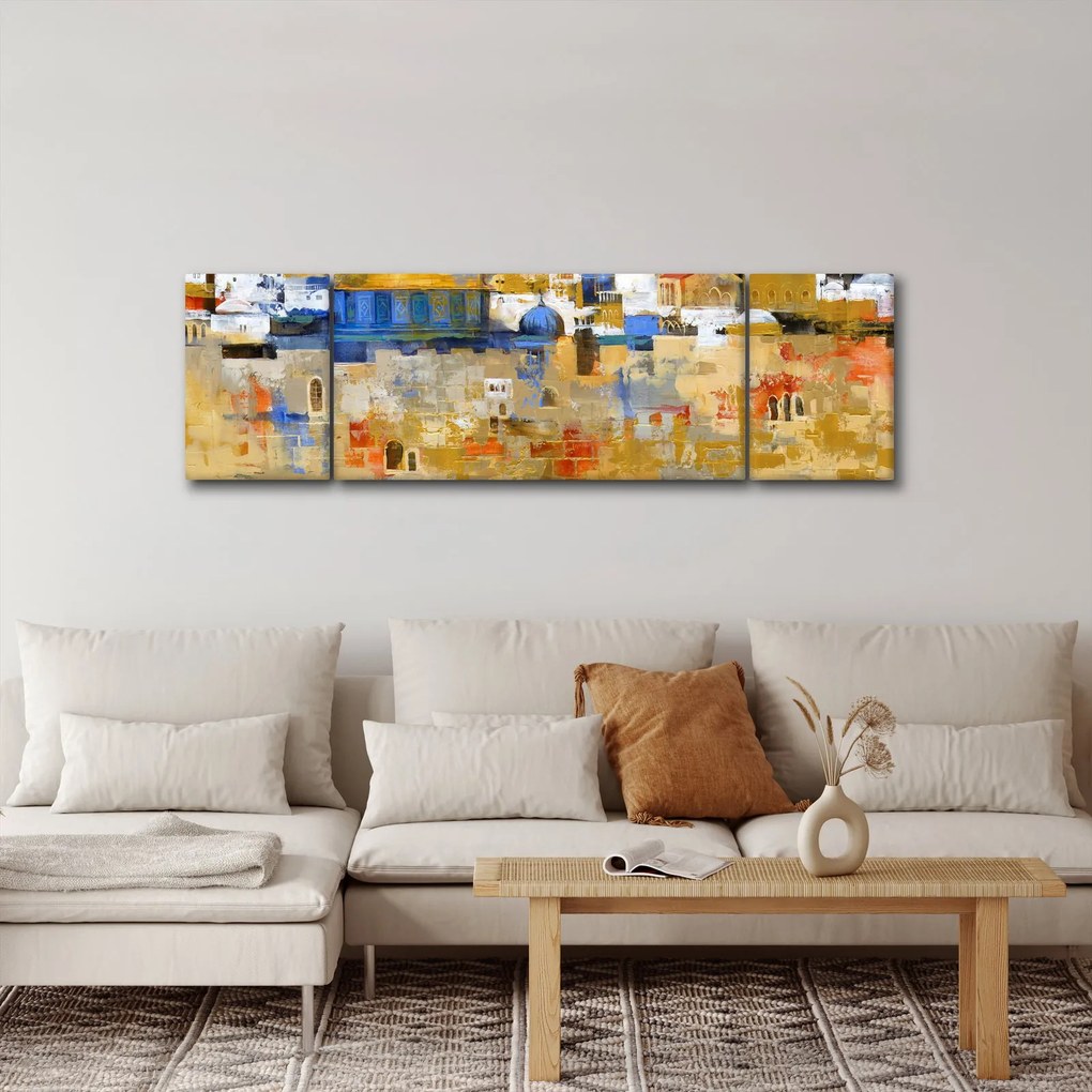 Obraz - Ściana płaczu, Jerozolima, Izrael (170x50 cm)