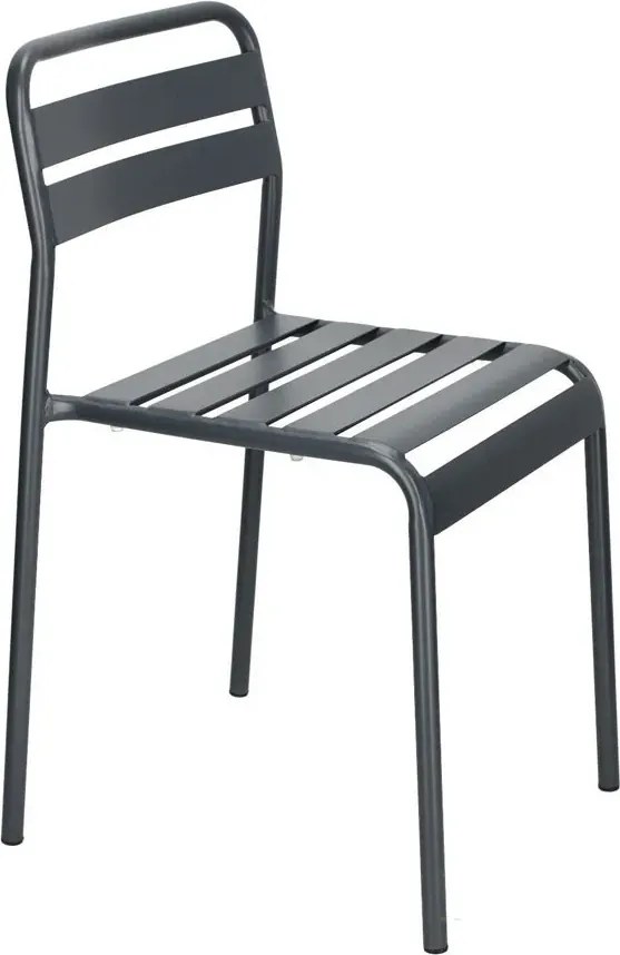 Metalowe krzesło antracyt L3-Z76