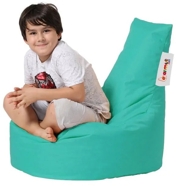 Turkusowy dziecięcy worek do siedzenia Baton – Floriane Garden