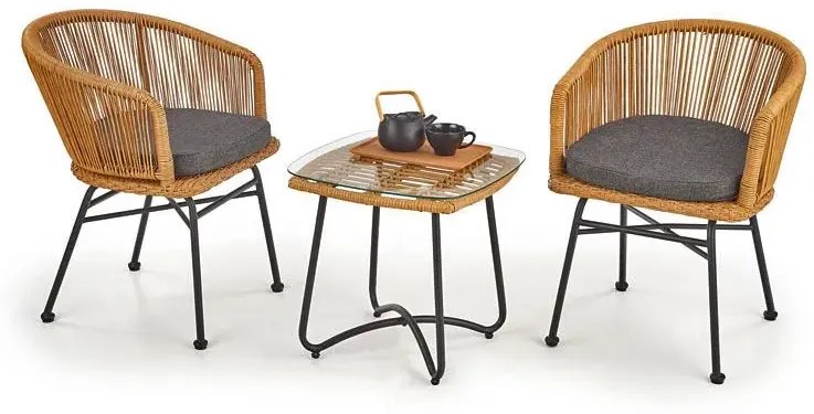 Krzesło ogrodowe z rattanu W2-L08