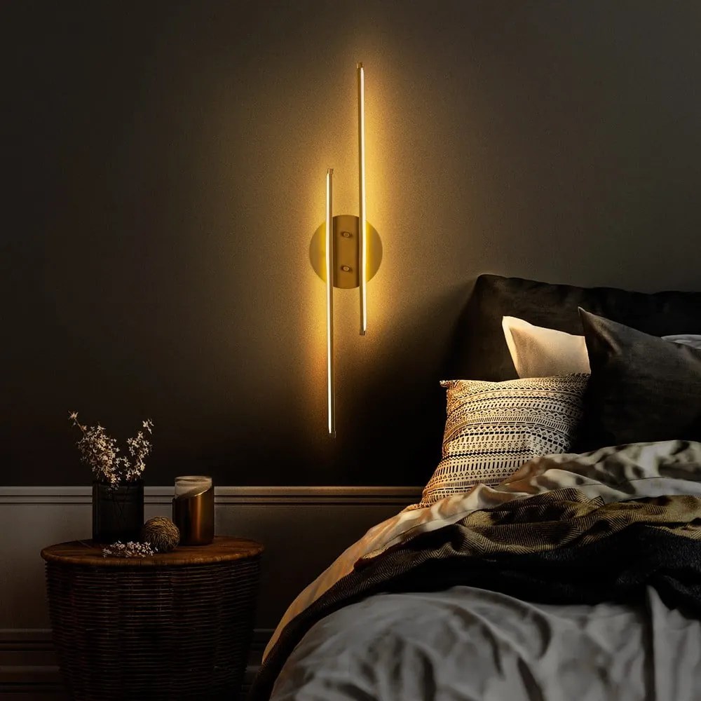 Kinkiet LED w kolorze złota Umut – Opviq lights