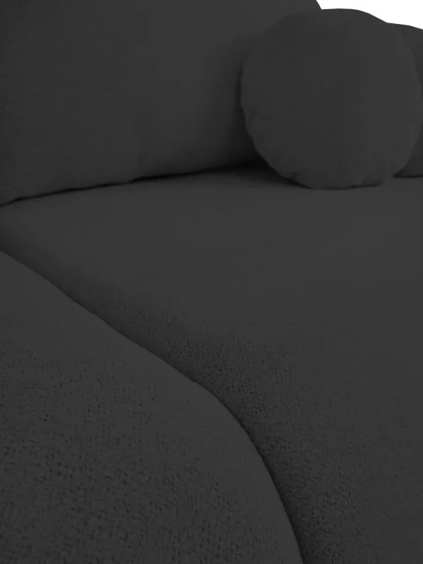 Sofa LOOP z funkcja spania i pojemnikiem CZARNY RAVEN 18