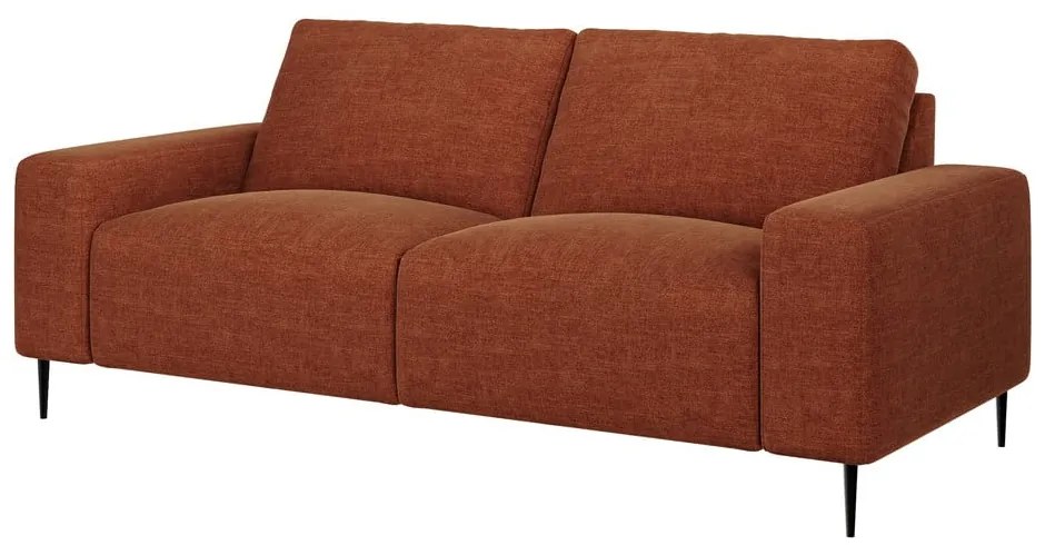 Ciemnopomarańczowa sofa Ghado Tendo