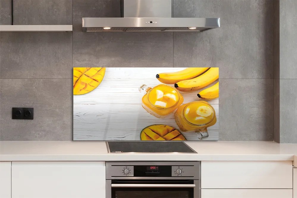 Panel szklany do Kuchni Egzotyczny Mix Mango i Banan