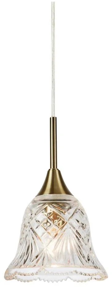 Markslöjd 109011 - Żyrandol na lince LUNA 1xE14/40W/230V mosiądz