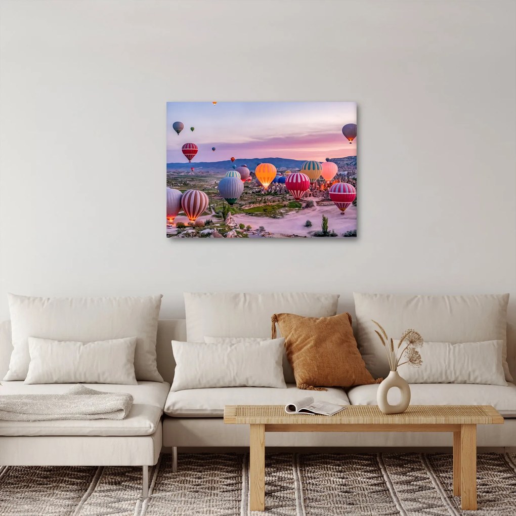 Obraz - Balony na ogrzane powietrze (70x50 cm)