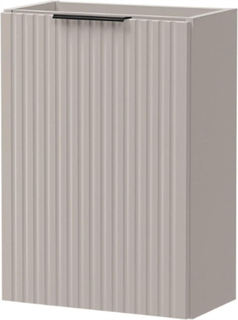 Szafka wisząca pod umywalkę kaszmir ryflowany front 40 x 22 cm ASTROS