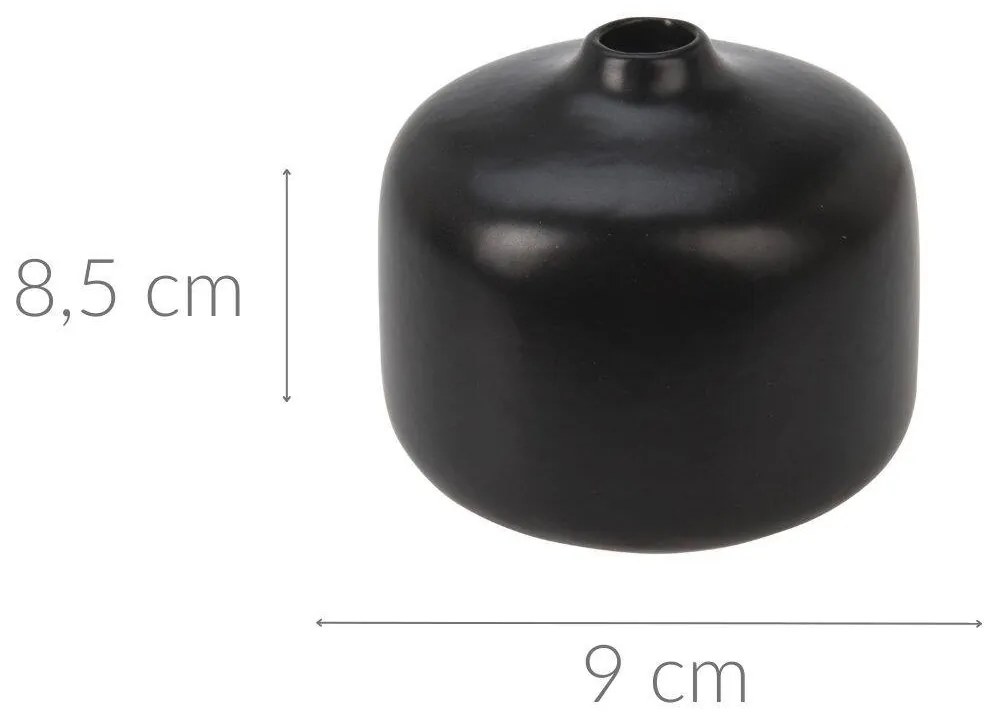 Wazon dekoracyjny z ceramiki, wys. 8,5 cm