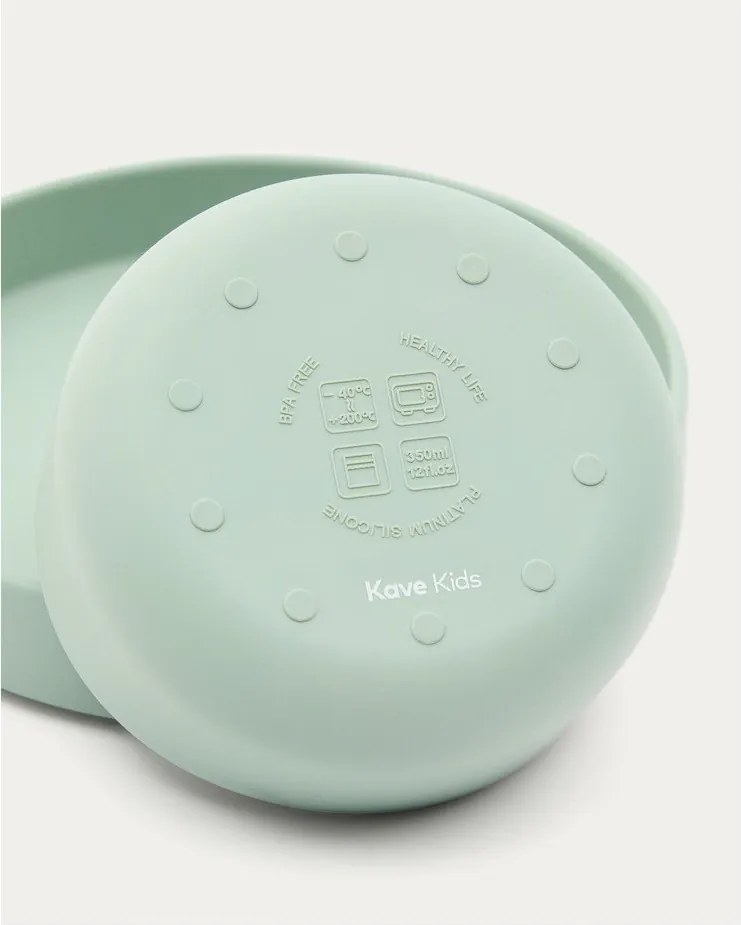 Silikonowy zestaw naczyń dla dzieci 2 szt. Lili – Kave Home