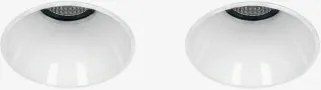 Pack 2 Wpuszczanych Downlightów Led Bezramkowych Trimless, Okrągłych Ø5,3 Cm, Wykonanych Z Aluminium Orelva Biała & 8 W & 38º & Białe Zimne Światło 40