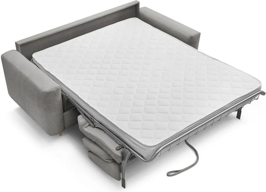 Szara sofa do spania/rozkładana 200 cm Cocoone – Bobochic Paris