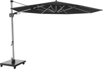 HYPERION 340 PRESTIGE – luksusowy huśtawkowy parasol ogrodowy z bocznym drążkiem : Kolor parasola - Czarny