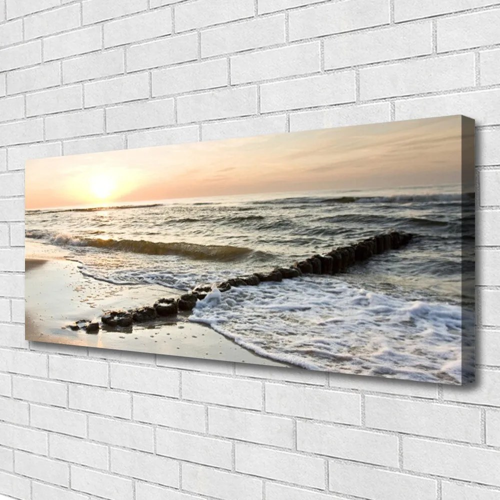 Obraz na płótnie Szum Morskich Fal