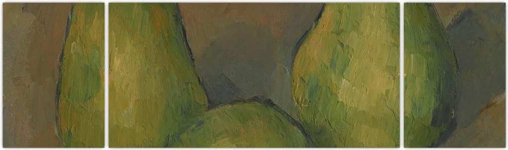 Obraz - Paul Cézanne, Three Pears, reprodukcje (170x50 cm)