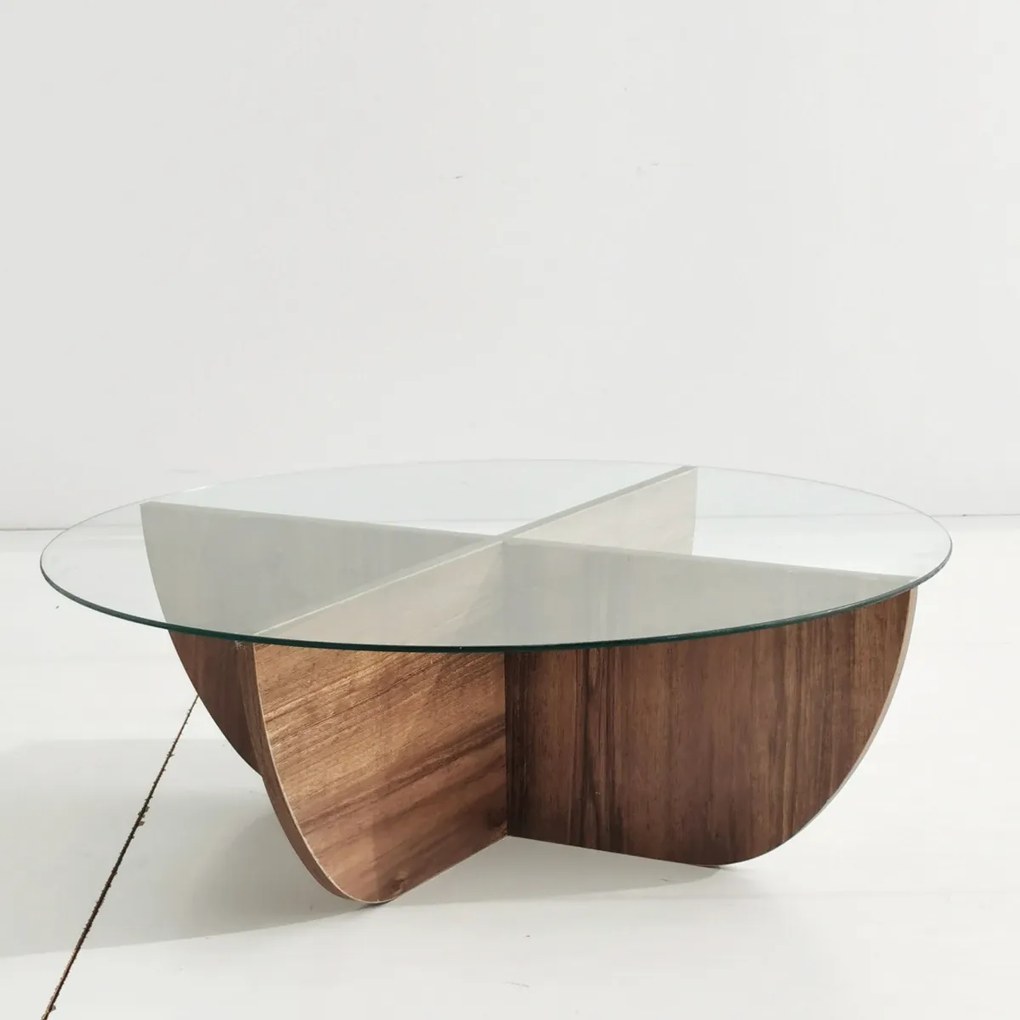 Stolik konferencyjny Lily Walnut