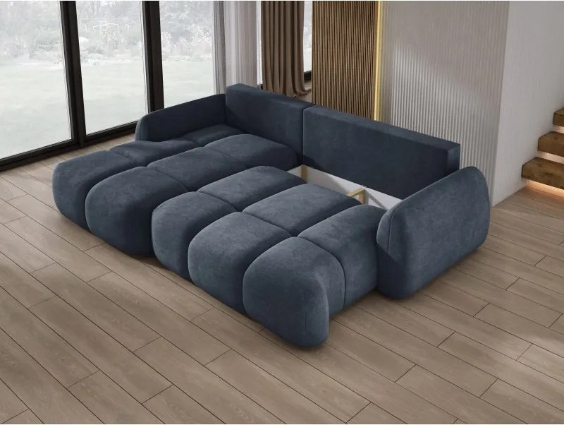 Narożnik COCO WIND z funkcją spania poduszkami i pojemnikiem CLOUD 97 WERSAL