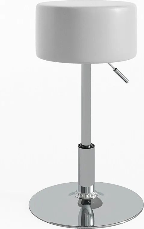 Stołek biały 33.5x33.5x67 design