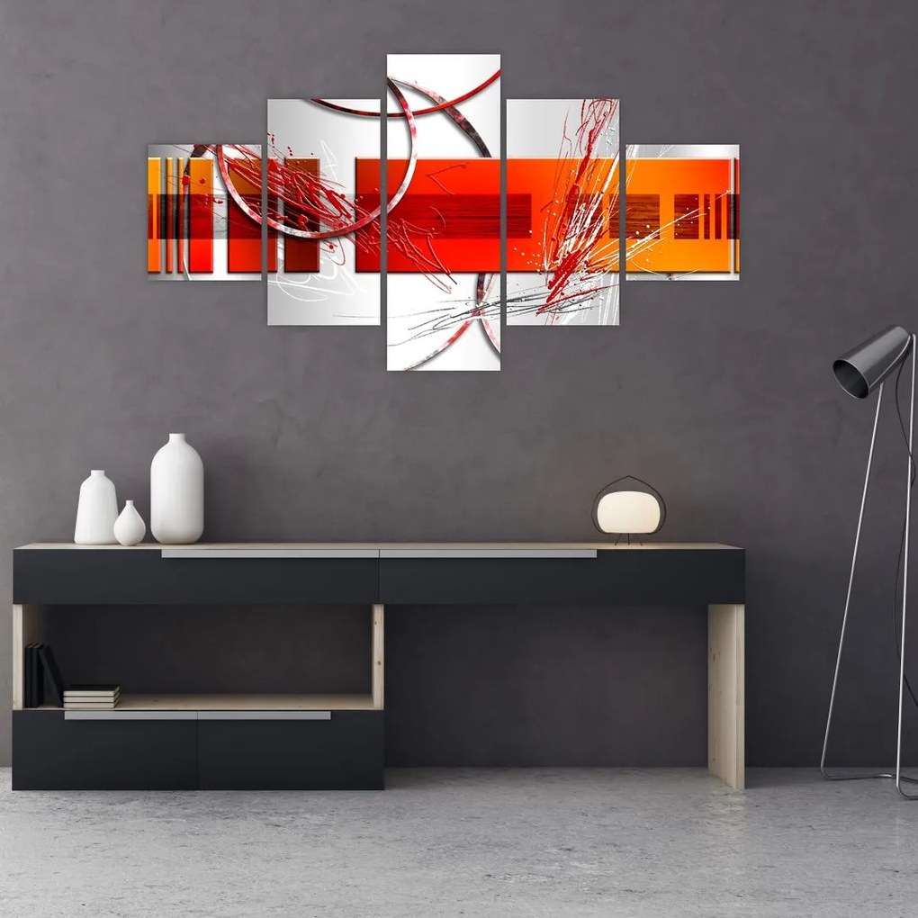 Abstrakcyjny obraz (125x70 cm)
