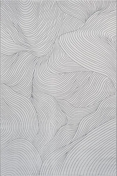 Dywan salonu nowoczesny elegancki, Szary, 240 x 340 cm