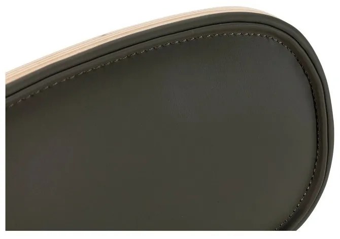 Ciemnozielone tapicerowane hokery zestaw 2 szt. (wysokość siedziska 65,5 cm) Saula – Marckeric