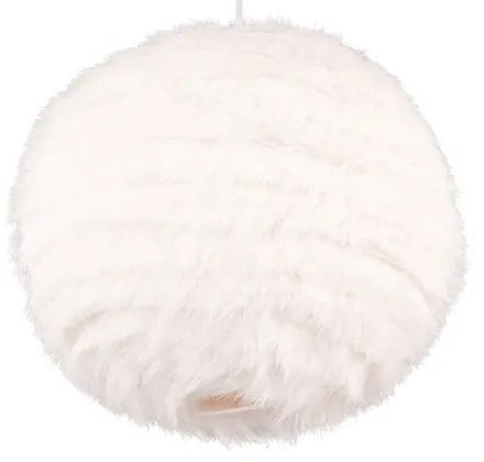 Kremowa lampa wisząca ø 35 cm Furry – Trio