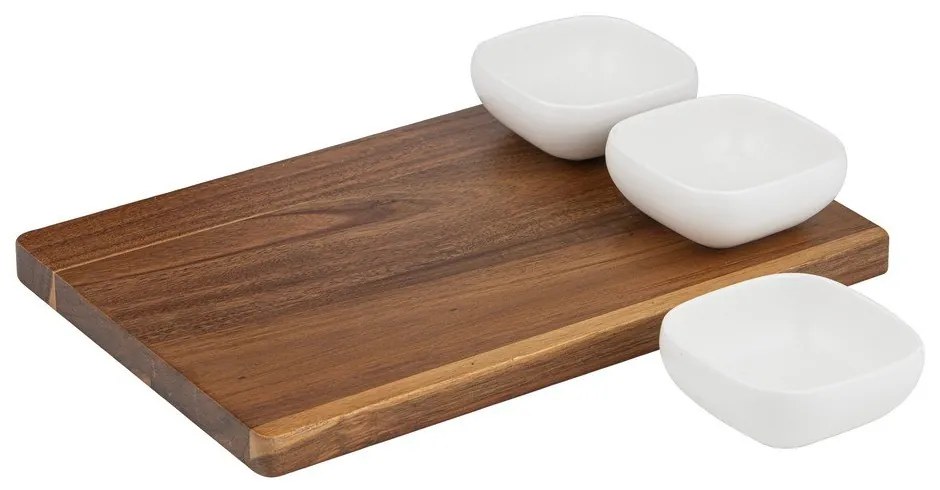 Biały porcelanowy zestaw misek do serwowania 6 szt. Essentials – Ladelle