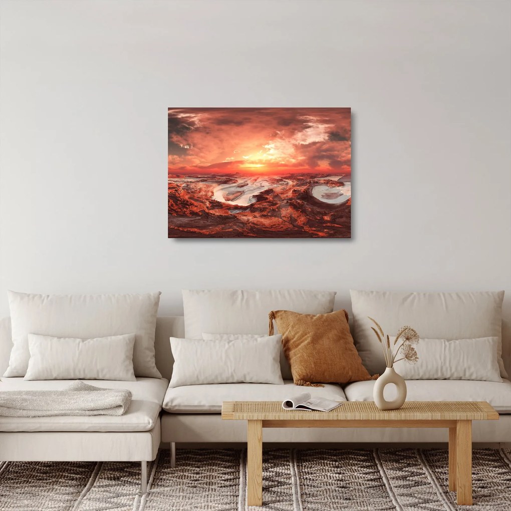 Obraz na szkle - Mars (70x50 cm)