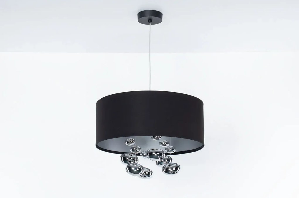 Lampa wisząca BUBBLE LIGHT 50cm czarna BPS KONCEPT