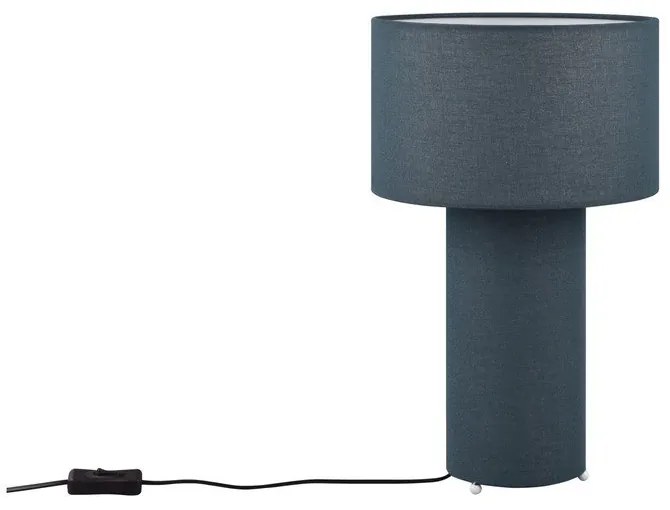 Ciemnoniebieska lampa stołowa (wys. 40 cm) Bale – Trio