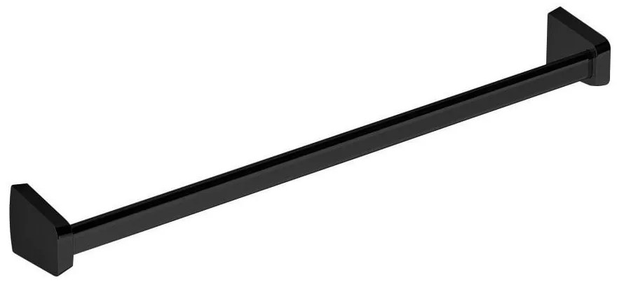Czarny mosiężny uchwyt na ręczniki Sapho Zen, szer. 55 cm