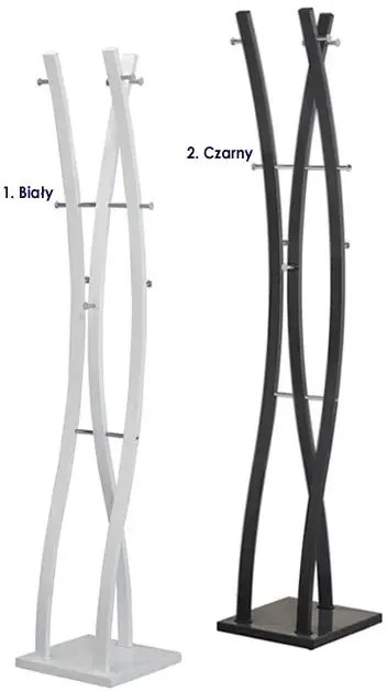 Czarny stojący wieszak na ubrania L7-C95