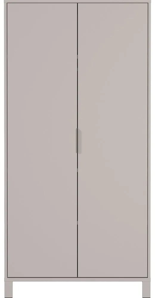 Kremowa szafa dziecięca 89x180x54 cm Alkmaar – Germania