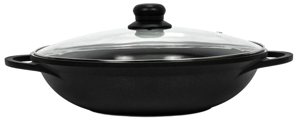 Wok ze szklaną pokrywką, Ø 32 cm