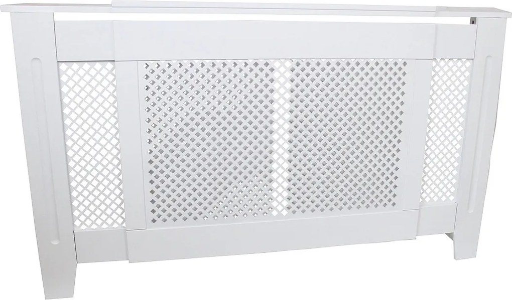 Regulowana osłona grzejnika MDF biała 1400 mm - 1920 mm