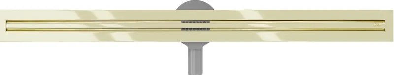 Mexen Flat 360° Slim odpływ liniowy obrotowy 90 cm, złoty - 1541090