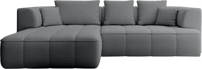 Narożnik ALBIO S Lewostronny z elektryczną regulacją siedziska, funkcja spania, wolnostojący w tkaninie EDEN 19 WERSAL