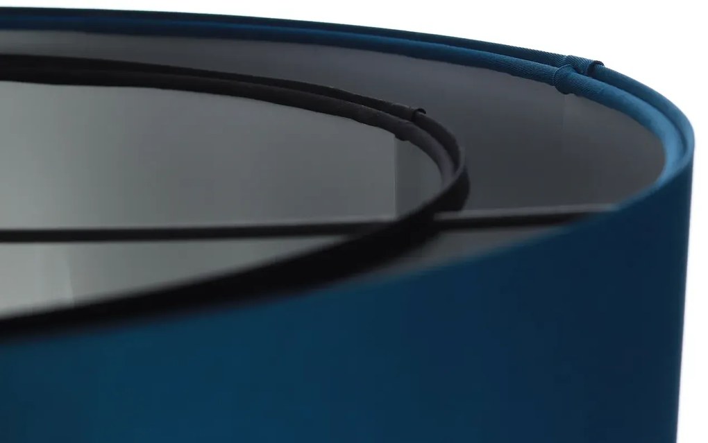 Lampa wisząca DOUBLE BLUE 50 granatowa/srebrna BPS KONCEPT